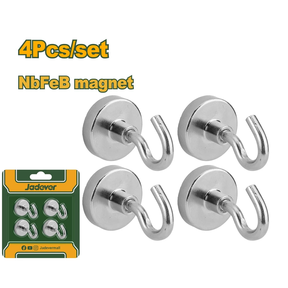 4 Pcs Magnetic Hook Set - JADEVER