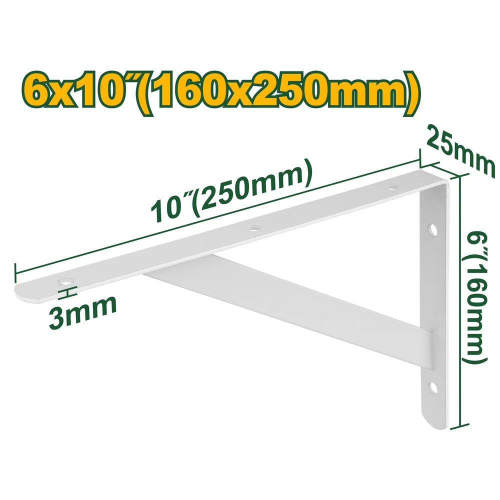 Heavy Duty Shelf Brackets 25*16 CM - JADEVER
