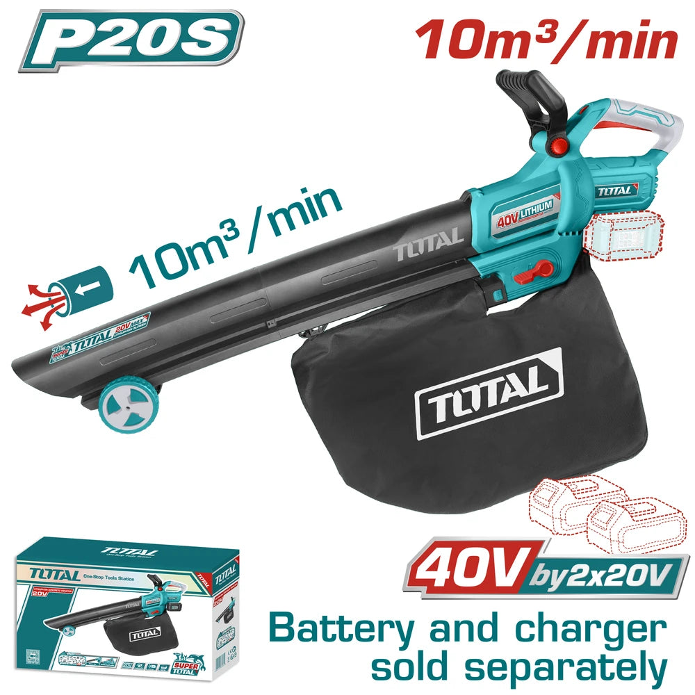 Cordless Aspirator Blower 40V (Tool Only) - TOTAL