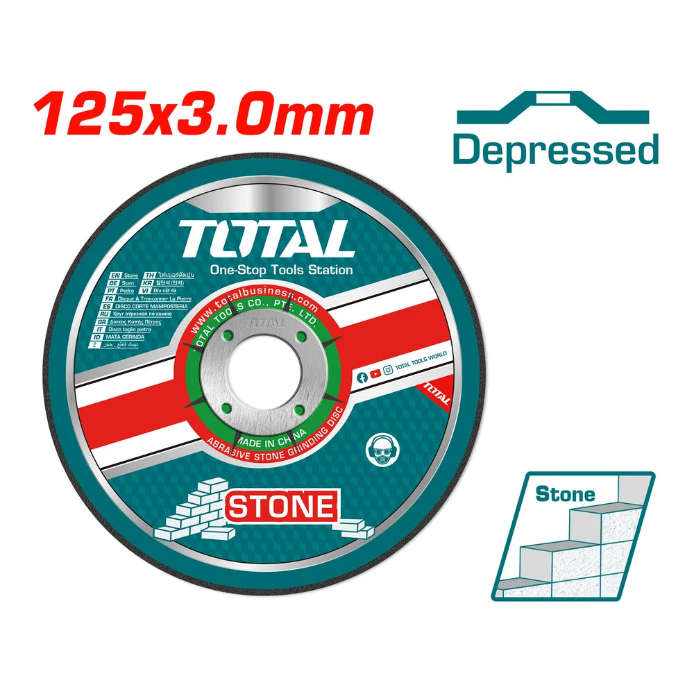 Abrasive Stone Cutting Disc 125mm - TOTAL