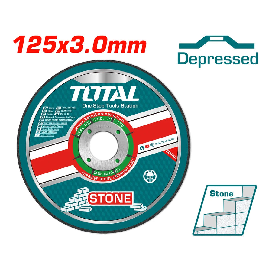 Abrasive Stone Cutting Disc 125mm - TOTAL