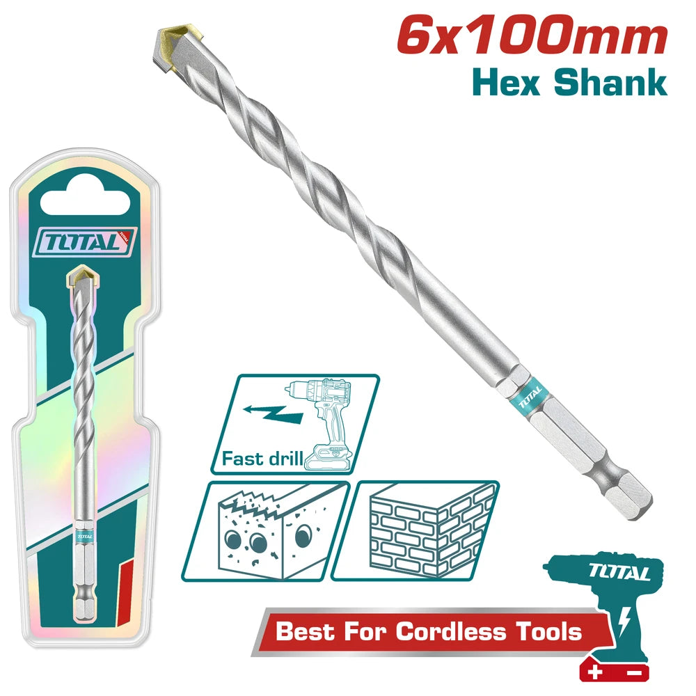 Masonry Drill Bit 6*100mm - TOTAL