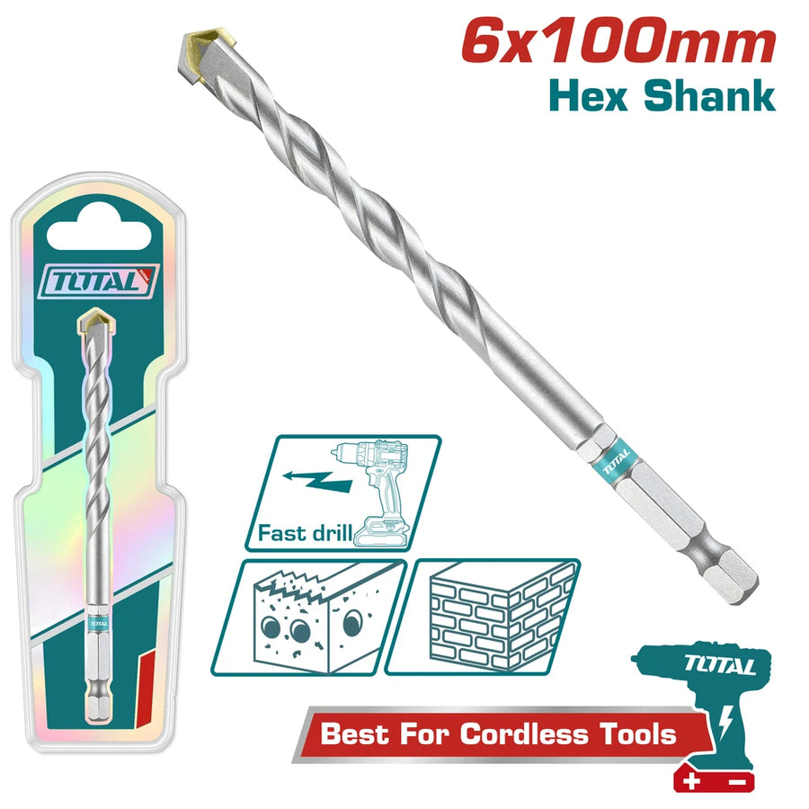 Masonry Drill Bit 6*100mm - TOTAL