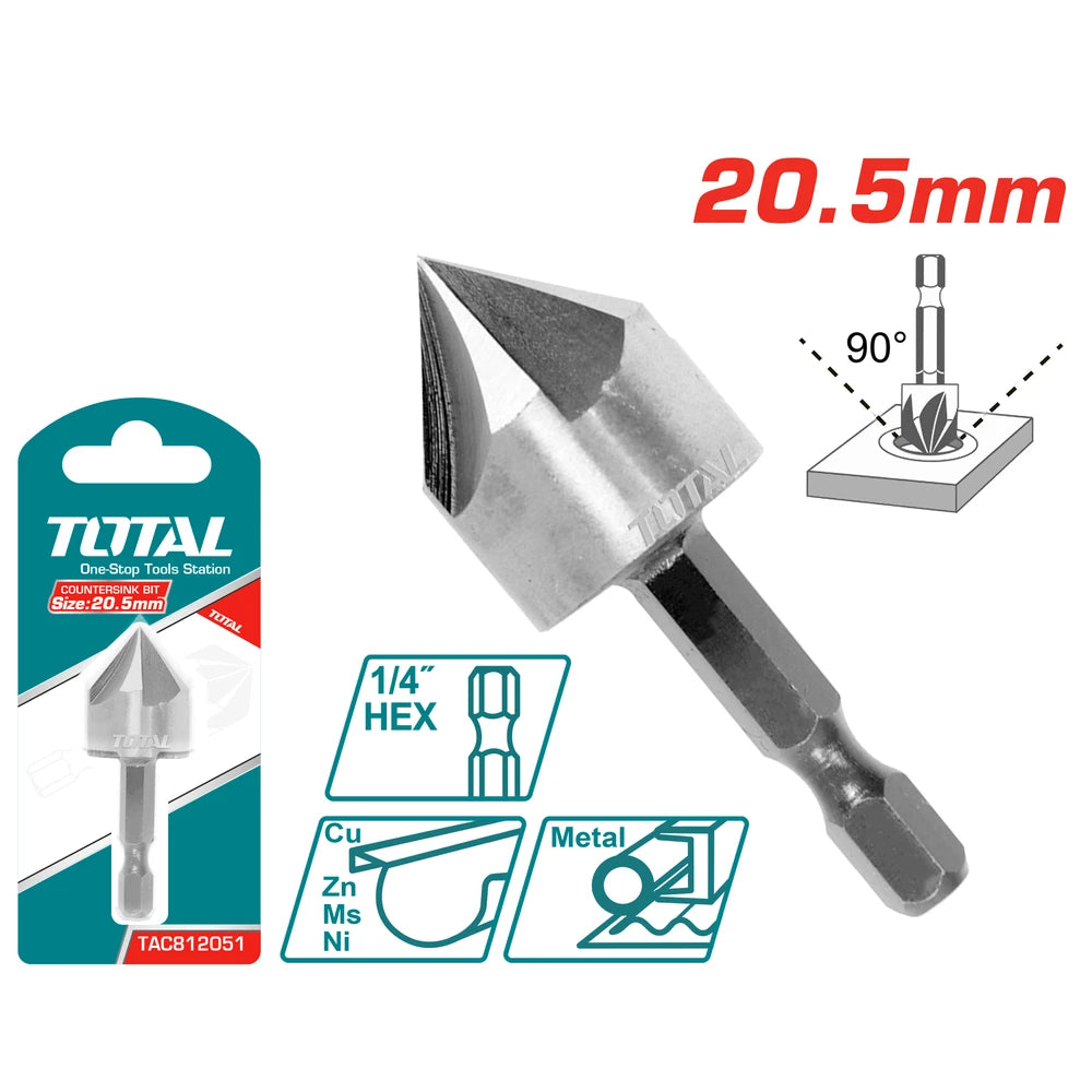 Countersink Bit 20.5mm - TOTAL
