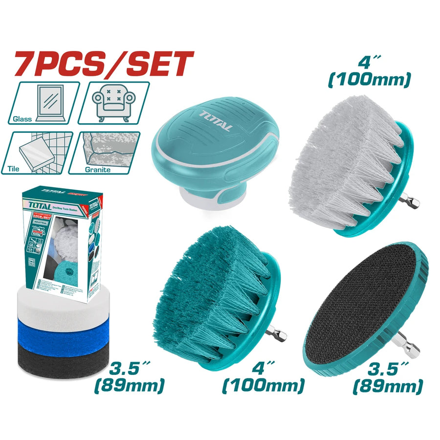 7 Pcs Cleaning Brush Set - TOTAL