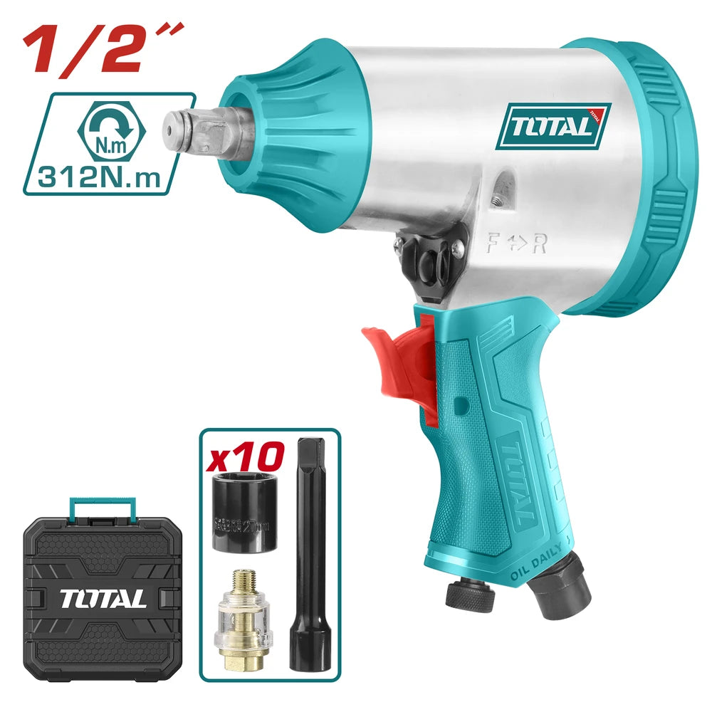 Air Impact Wrench Set 312Nm - TOTAL