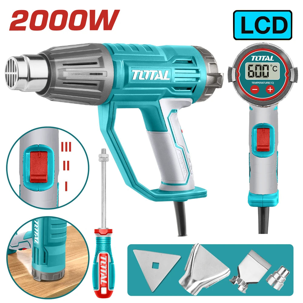 فرد هواء ساخن 2000 واط 50/50-600°C/50-600°C - توتال