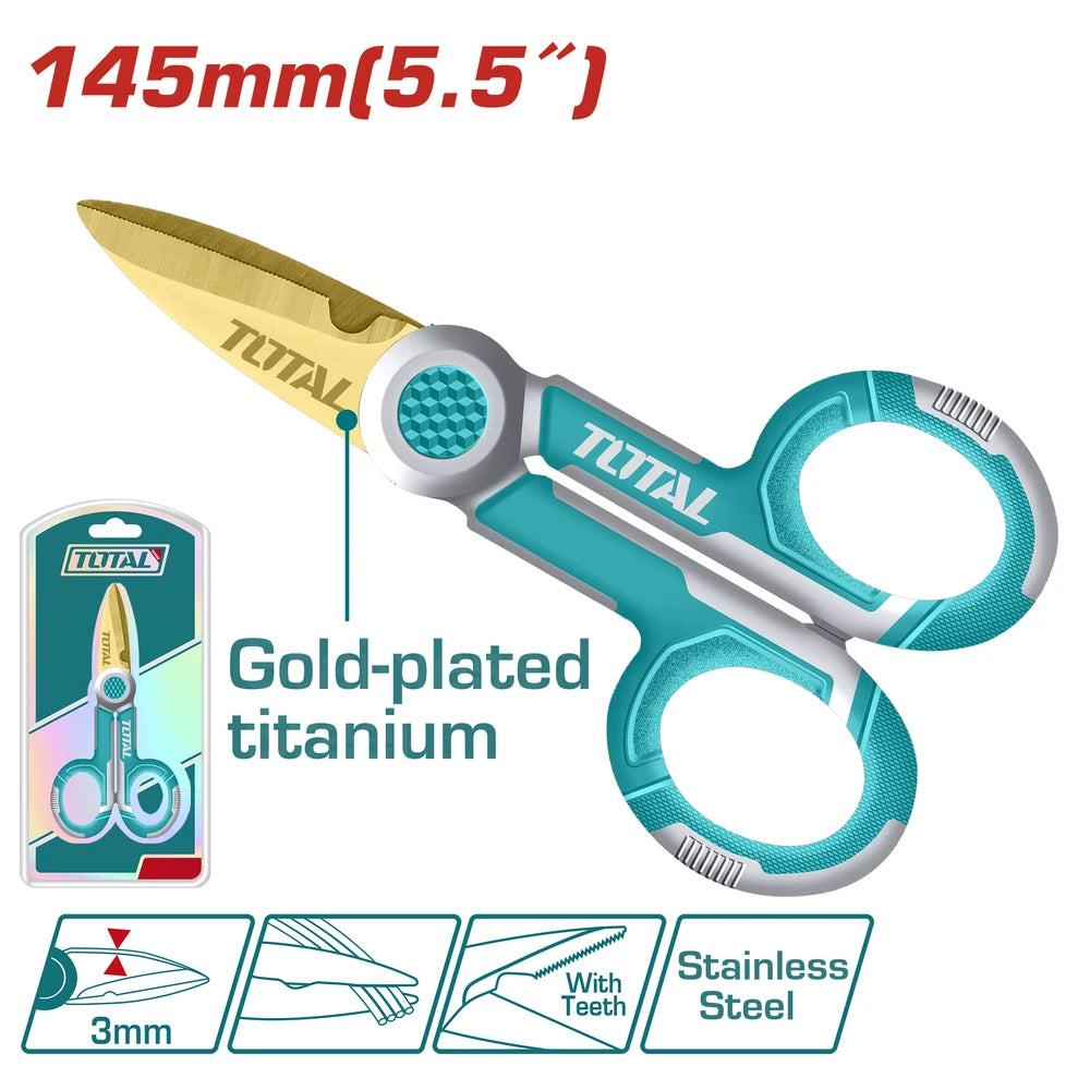 Electrician's Scissors 3.0mm - TOTAL