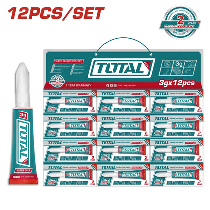 Super glue(12 Pcs/set) - TOTAL