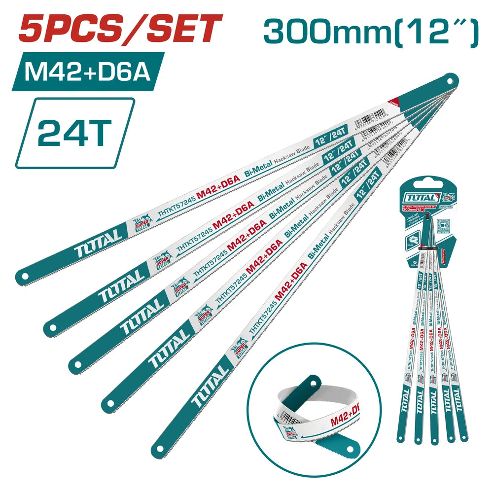 Bi-Metal Hacksaw Blade Set - TOTAL