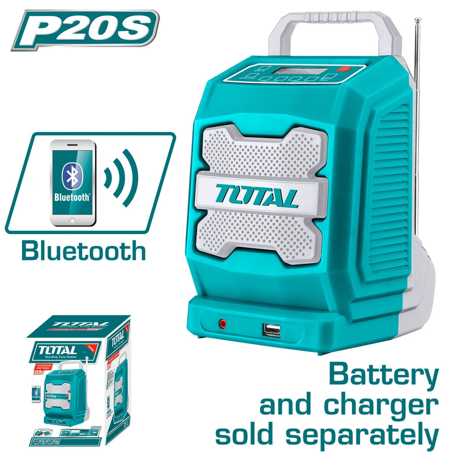 Cordless Job Radio 20V - TOTAL