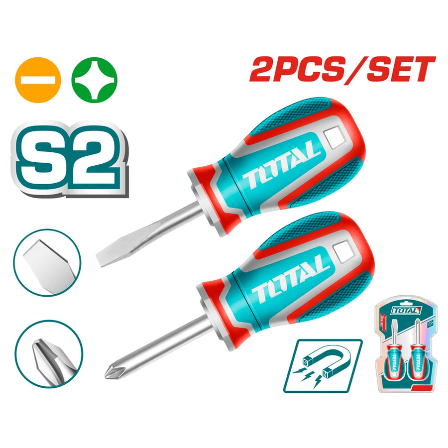 2 Pcs Screwdriver Set 1Pcs SL6.5 6*38mm - TOTAL