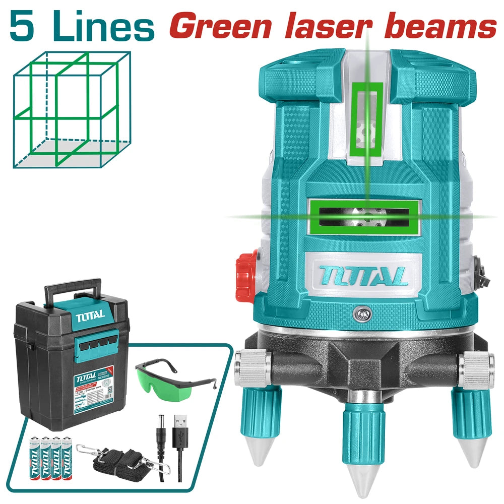 Self-leveling Line Laser(Green Laser Beams) - TOTAL