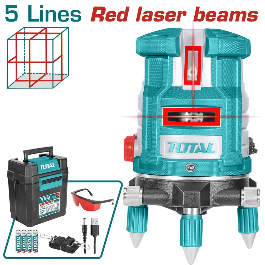 Self-leveling Line Laser(Red Laser Beams) - TOTAL