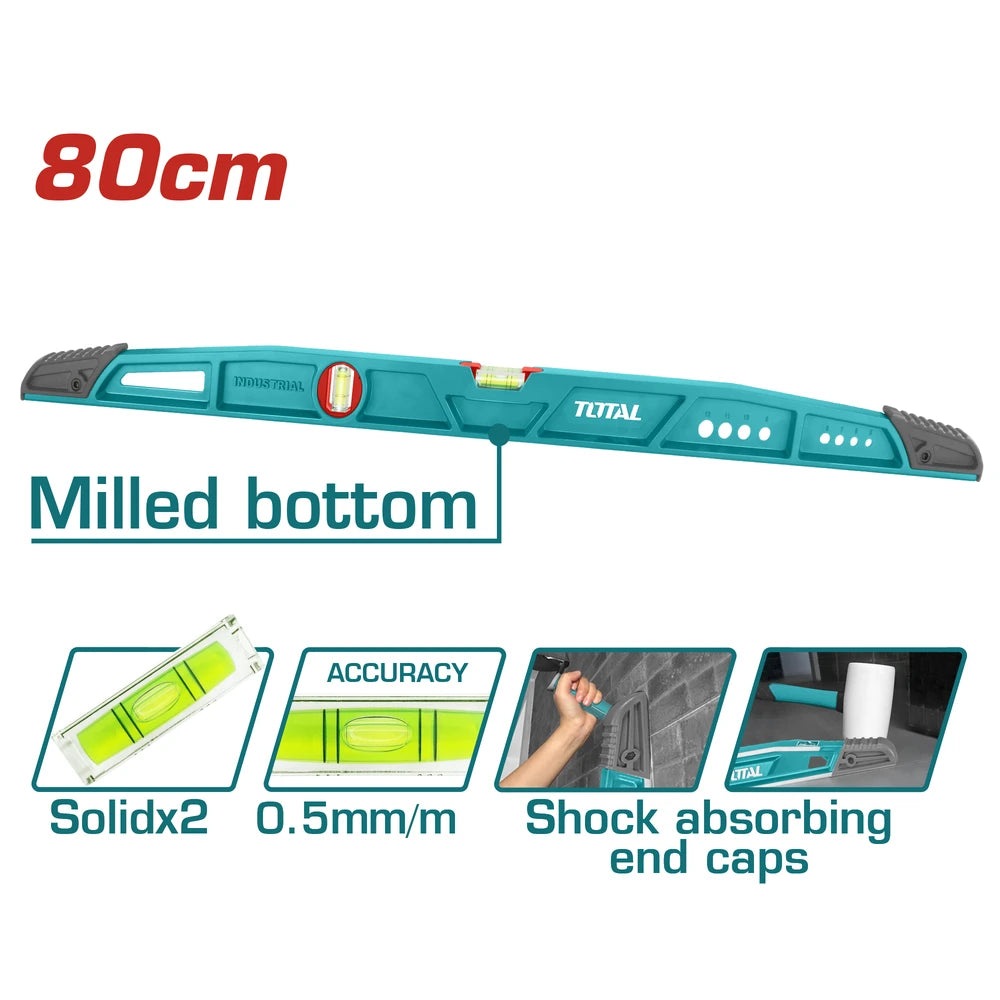 Heavy-duty Mason's Level 80cm - TOTAL