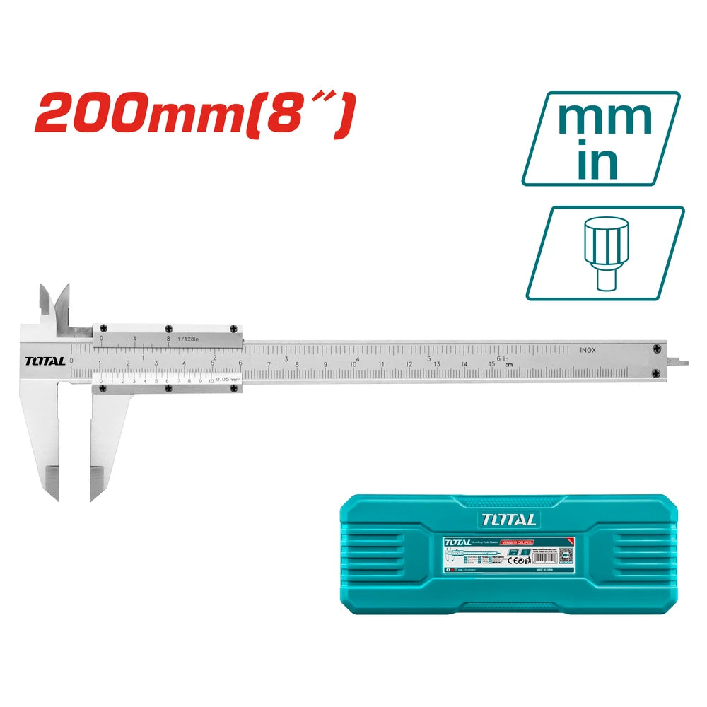 Vernier Caliper 0-200mm - TOTAL