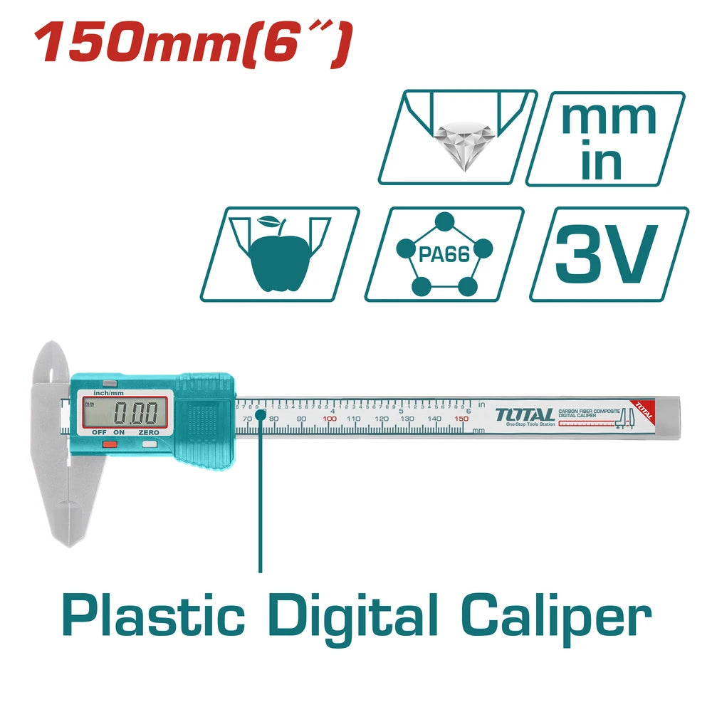 Plastic Digital Caliper - TOTAL