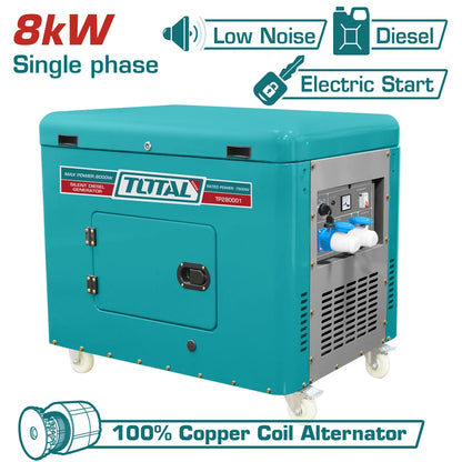Silent Diesel Generator 50 - TOTAL