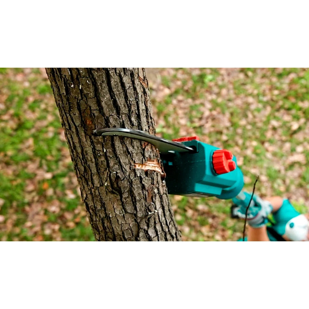 Cordless Pole Saw with Pole Hedge Trimmer 20V with Battery - TOTAL