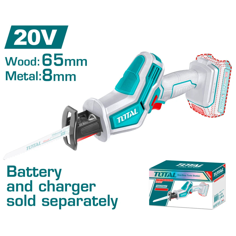Cordless Reciprocating Saw 20V (Tool Only) - TOTAL