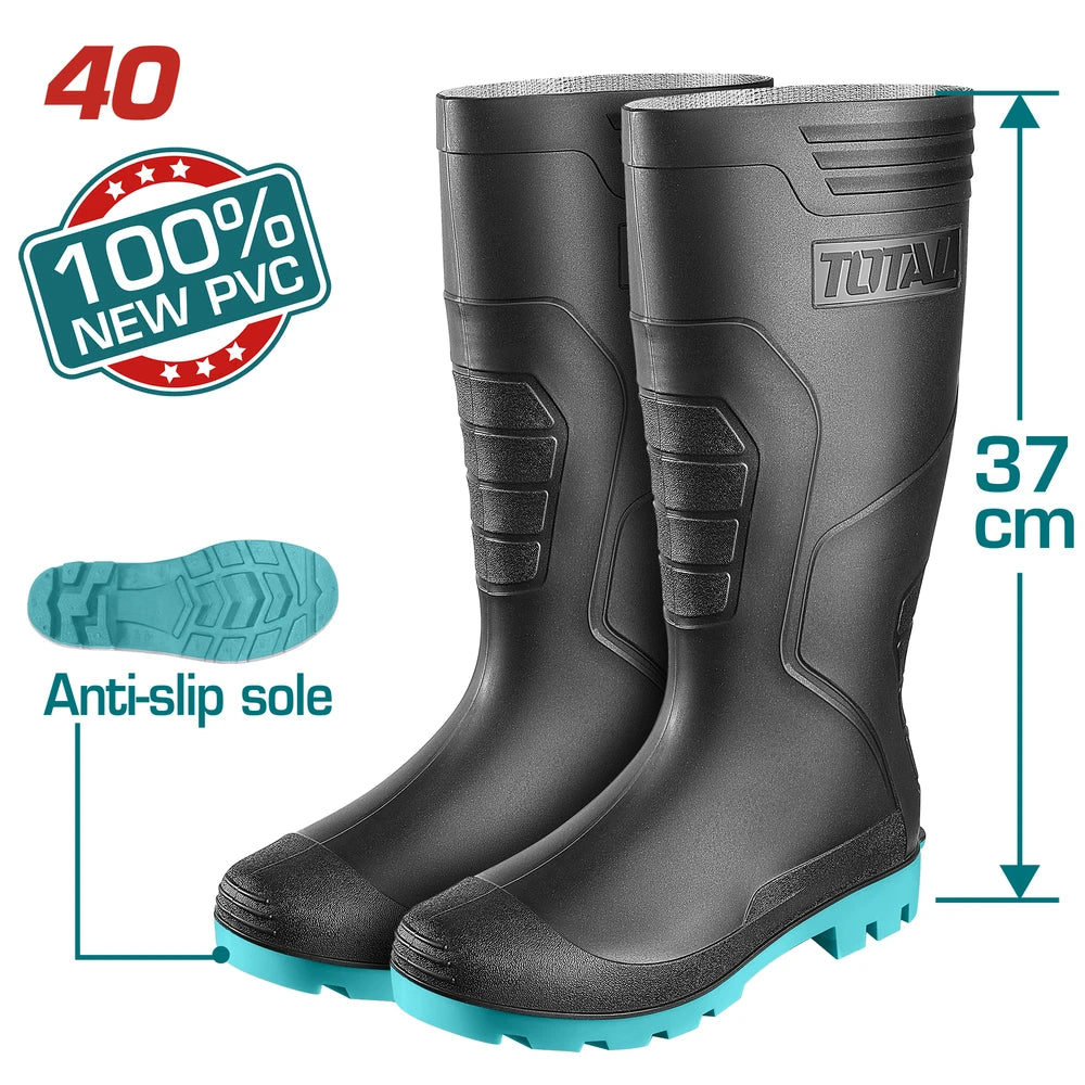 جزمة مطر 40 PVC خام 100% - توتال