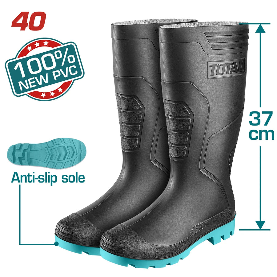 جزمة مطر 40 PVC خام 100% - توتال