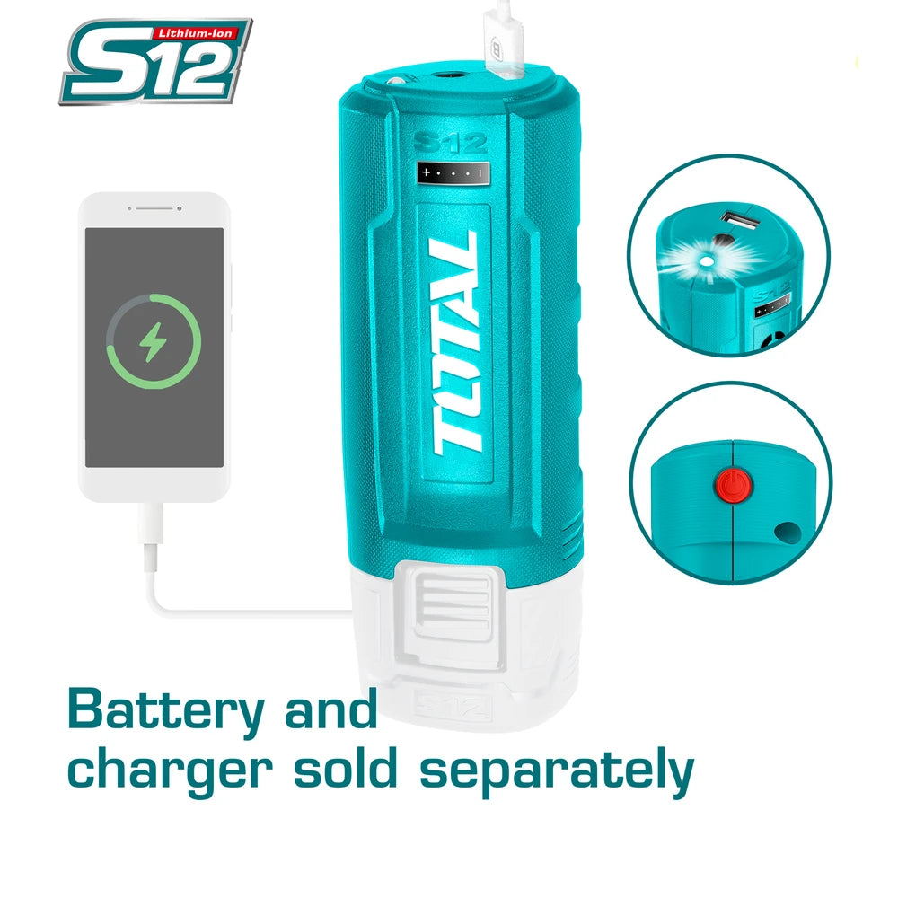 Cordless Power Source 12V - TOTAL
